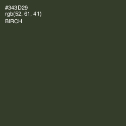 #343D29 - Birch Color Image