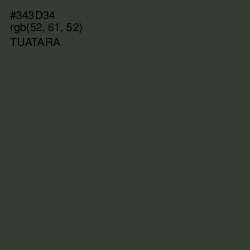 #343D34 - Tuatara Color Image