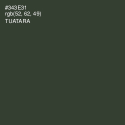 #343E31 - Tuatara Color Image