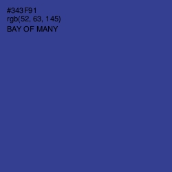 #343F91 - Bay of Many Color Image