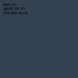 #344151 - Oxford Blue Color Image