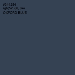 #344254 - Oxford Blue Color Image