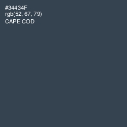 #34434F - Cape Cod Color Image