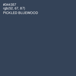 #344357 - Pickled Bluewood Color Image