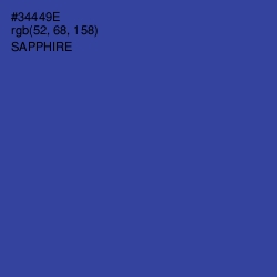 #34449E - Sapphire Color Image