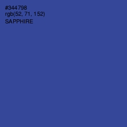 #344798 - Sapphire Color Image