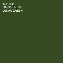#344B20 - Lunar Green Color Image