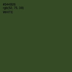 #344B26 - Lunar Green Color Image