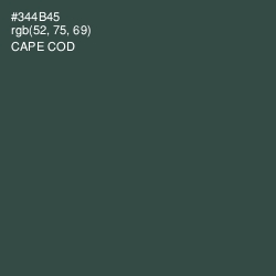 #344B45 - Cape Cod Color Image