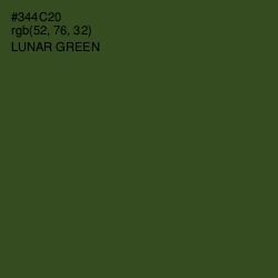 #344C20 - Lunar Green Color Image