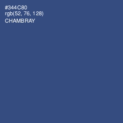 #344C80 - Chambray Color Image