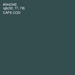 #344D4E - Cape Cod Color Image