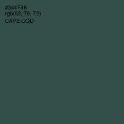 #344F48 - Cape Cod Color Image