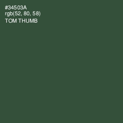 #34503A - Tom Thumb Color Image