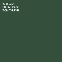 #34503D - Tom Thumb Color Image