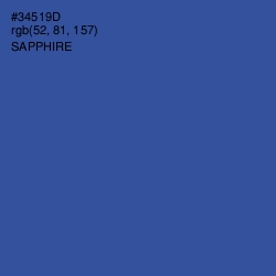 #34519D - Sapphire Color Image