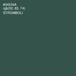 #34534A - Stromboli Color Image
