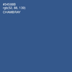 #34588B - Chambray Color Image