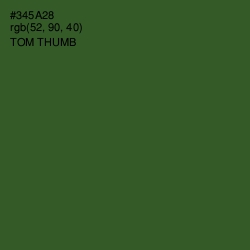 #345A28 - Tom Thumb Color Image