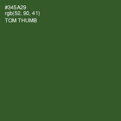 #345A29 - Tom Thumb Color Image