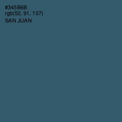 #345B6B - San Juan Color Image