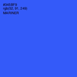 #345BF9 - Mariner Color Image