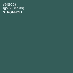 #345C59 - Stromboli Color Image