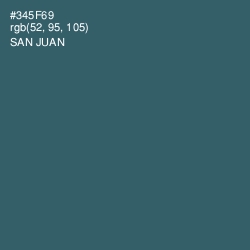 #345F69 - San Juan Color Image