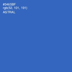 #3465BF - Astral Color Image