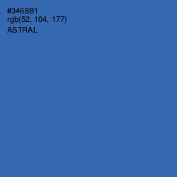 #3468B1 - Astral Color Image