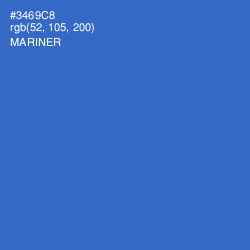 #3469C8 - Mariner Color Image