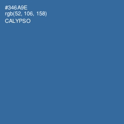 #346A9E - Calypso Color Image