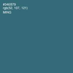 #346B79 - Ming Color Image