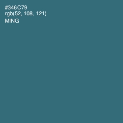 #346C79 - Ming Color Image