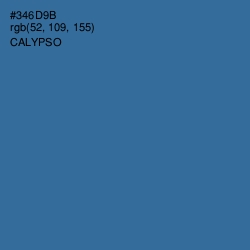 #346D9B - Calypso Color Image