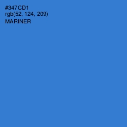 #347CD1 - Mariner Color Image
