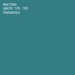 #347D84 - Paradiso Color Image