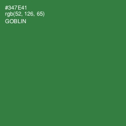 #347E41 - Goblin Color Image