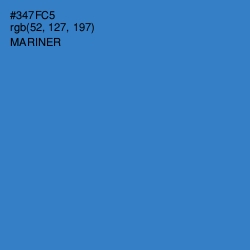 #347FC5 - Mariner Color Image