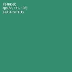 #348D6C - Eucalyptus Color Image