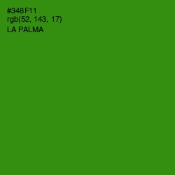 #348F11 - La Palma Color Image