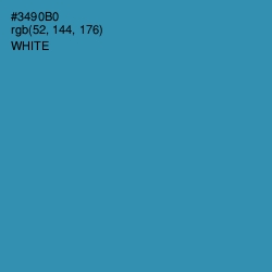 #3490B0 - Boston Blue Color Image