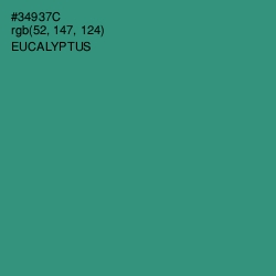 #34937C - Eucalyptus Color Image