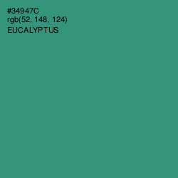 #34947C - Eucalyptus Color Image