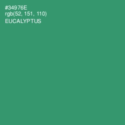 #34976E - Eucalyptus Color Image