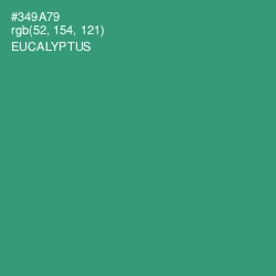 #349A79 - Eucalyptus Color Image