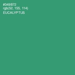 #349B72 - Eucalyptus Color Image