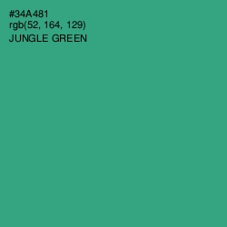 #34A481 - Jungle Green Color Image