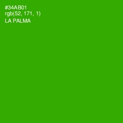 #34AB01 - La Palma Color Image