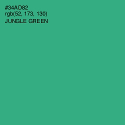 #34AD82 - Jungle Green Color Image